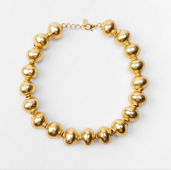 Zara Jewelry - ZARA Textured Bead Necklace